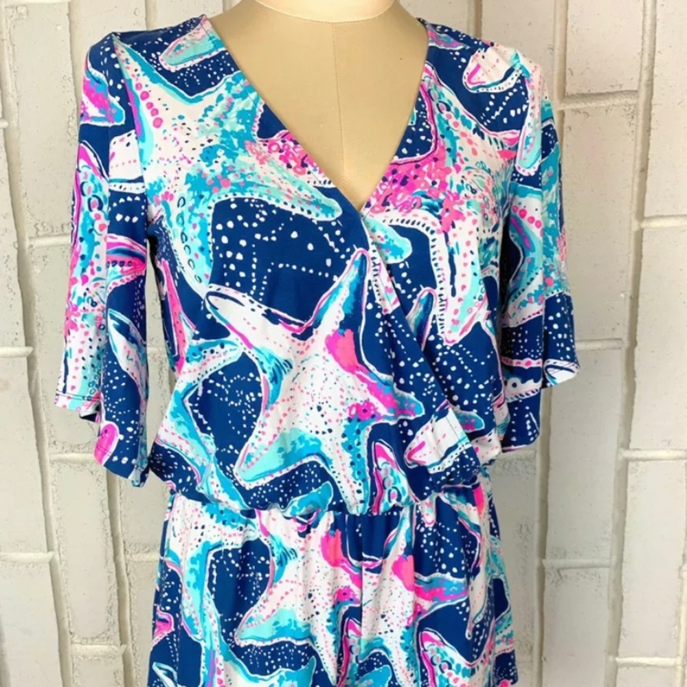Lilly Pulitzer Madilyn Romper Star Struck NO BELT